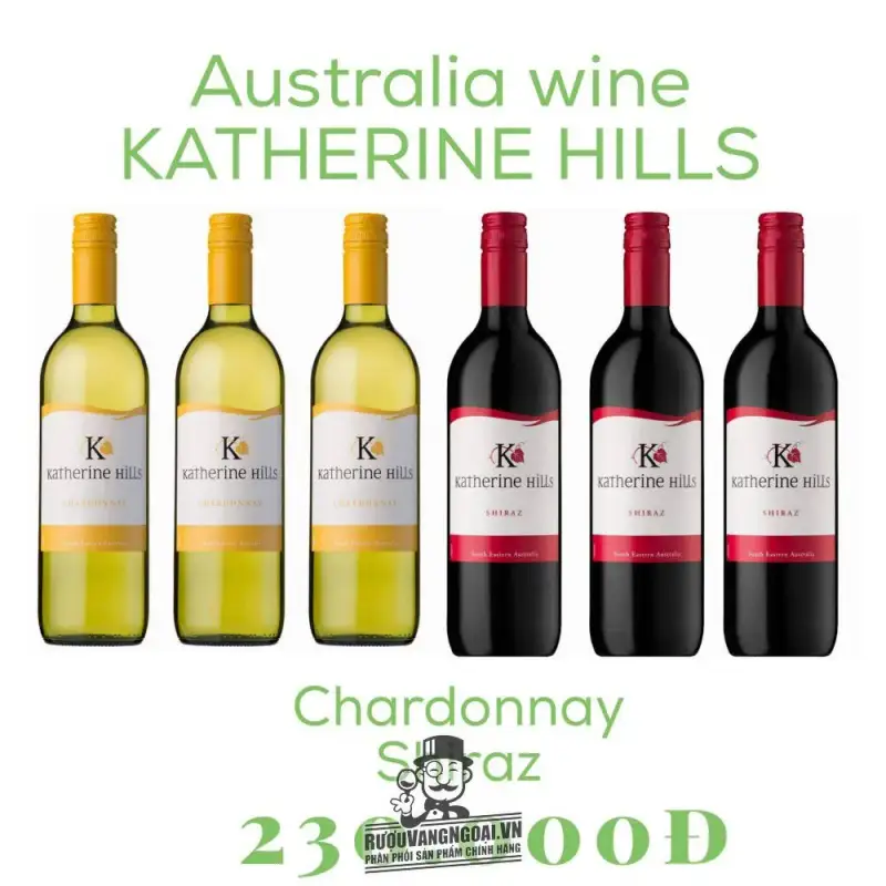 Mua ruou vang katherine hills chardonnay shiraz giá rẻ tại Hà Nội