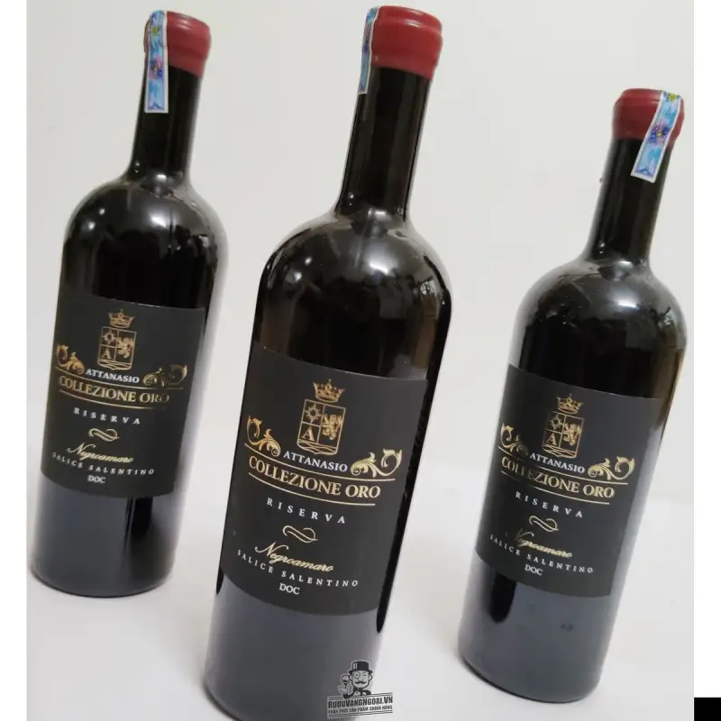 Vang Ý ATTANASIO COLLEZIONE ORO RISERVA NEGROMARO