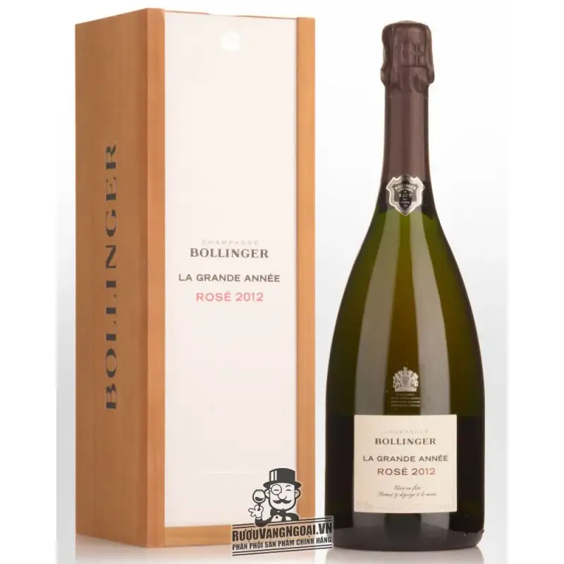 Rượu vang nổ Bollinger La Grande Annee Rose cao cấp