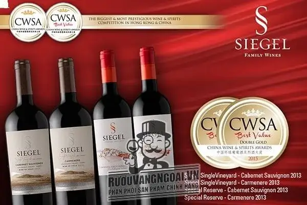 Rượu Vang Chile SIEGEL SINGLE VINYARD Cabernet Sauvignon