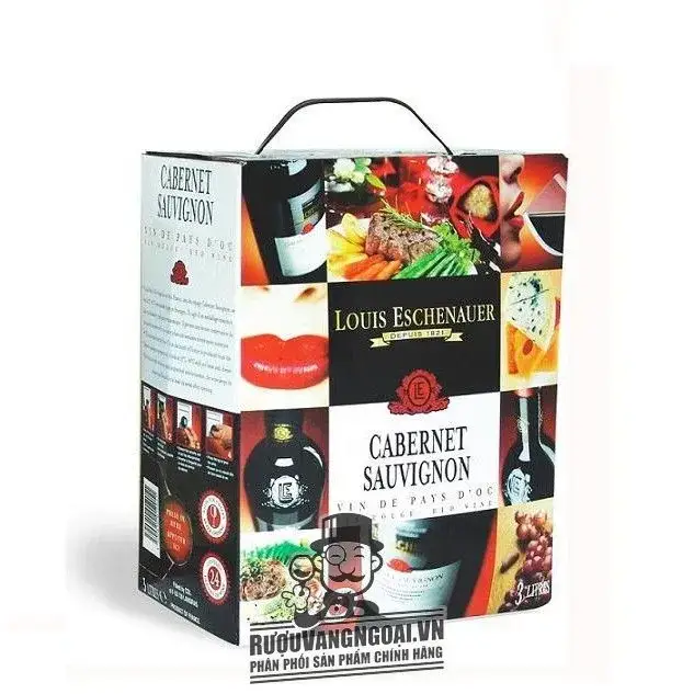 Vang Bịch Pháp LOUIS ESCHENAUER Cabernet Sauvignon 3 lít
