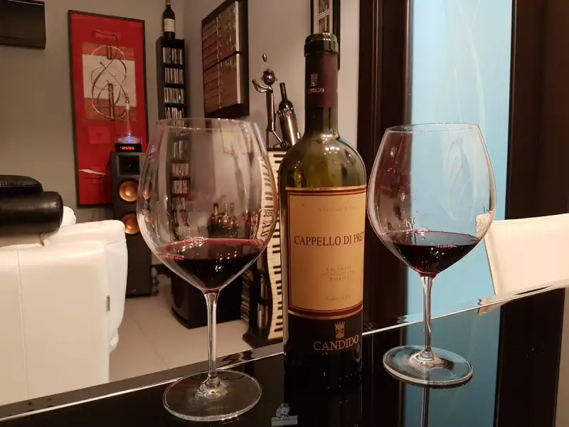 Vang Ý CANDIDO CAPPELLO DI PRETE SALENTO ROSSO