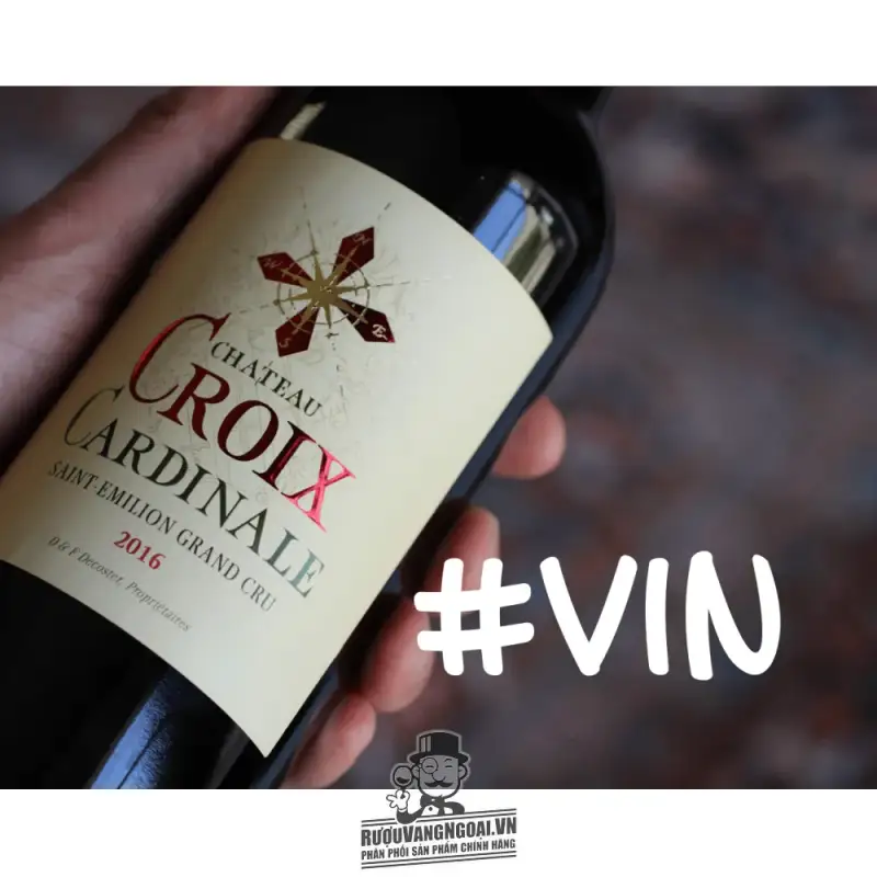 Vang Pháp CHATEAU CROIX CARDINALE Thượng hạng