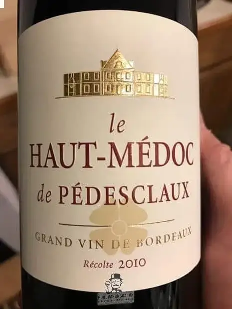 Vang Pháp Le Haut Medoc de Pedesclaux Bourdeaux
