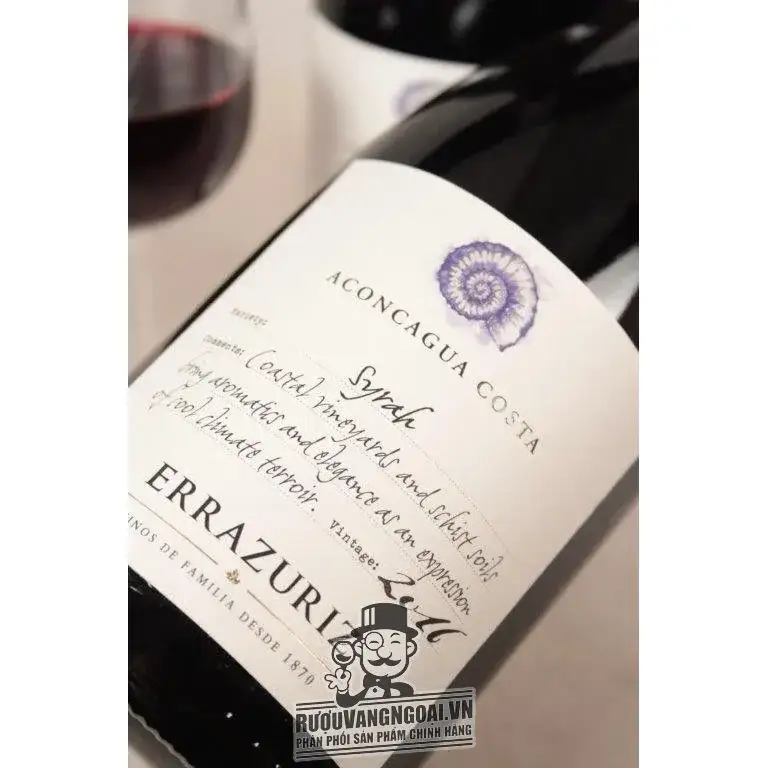 Vang Chile ACONCAGUA COSTA SYRAH ERRAZURIZ