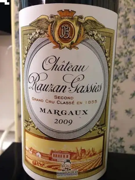 Vang Pháp Chateau Rauzan Gassies Margaux