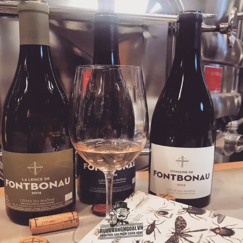 Địa chỉ mua vang phap domaine de fontbonau cotes du rhone giá rẻ nhất