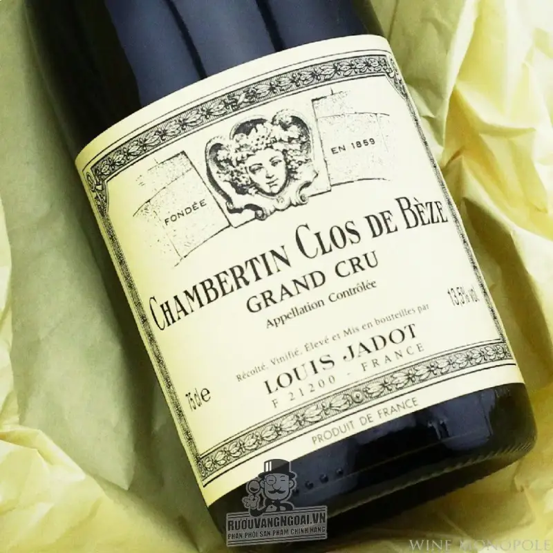 Địa chỉ bán vang phap chambertin clos de beze grand cru louis jadot cao cap giá rẻ tại Sài Gòn